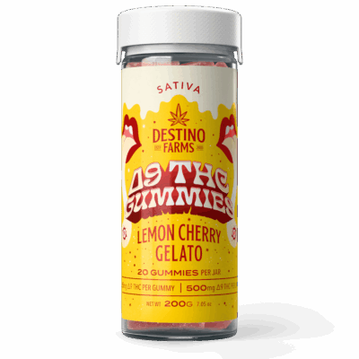 Destino Farms D9 THC 500mg Gummies - Lemon Cherry Gelato (Sativa)