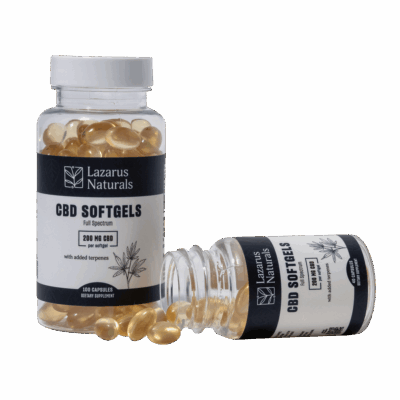 Lazarus Naturals CBD Softgels, 200MG