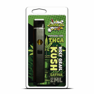 SMAK'D THC Diamond Blend Disposable 2ml - Holy Grail Kush (Sativa)