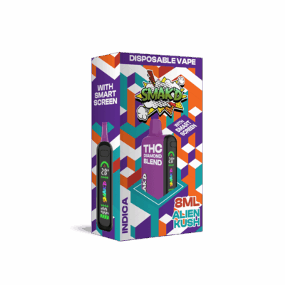 SMAK'D THC Diamond Blend Disposable 8ml - Alien Kush (Indica)