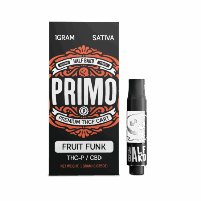 Half Bak’d Primo 1g Cartridges - Fruit Funk (Sativa)