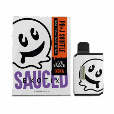 Half Bak'd Sauced Exotix 4g Live Resin Disposable Vape - Shop - Destino  Farms