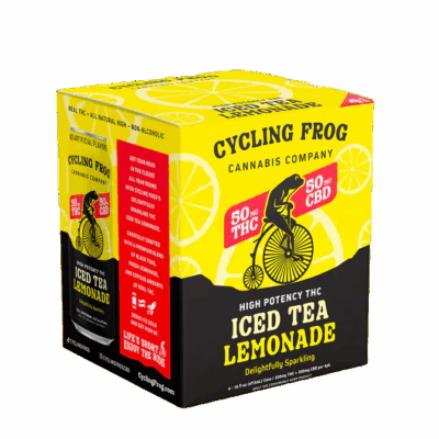 Cycling Frog Sparkling THC Lemonade Ice Tea Lemonade 50mg