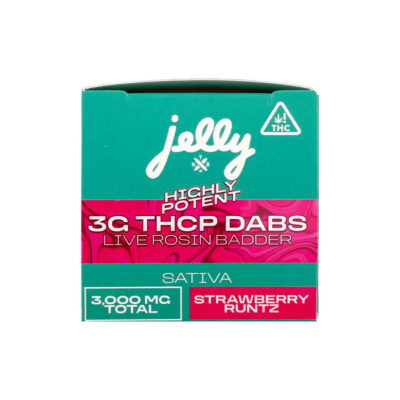 Jelly THCP Dabs 3g Live Rosin Badder - Strawberry Runtz (Sativa)