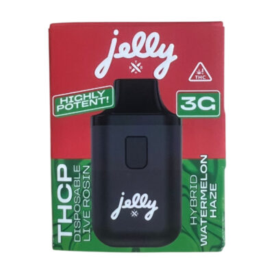 Jelly THCP Disposable Live Rosin 3g Disposable - Watermelon Haze (Hybrid)