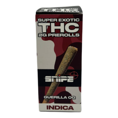 Snipe THCP Blend 2g Naked Preroll - Guerilla OG (Indica)