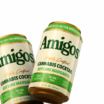 Amigos Highly Crafted Cannabis Cocktail Key Lime Margarita