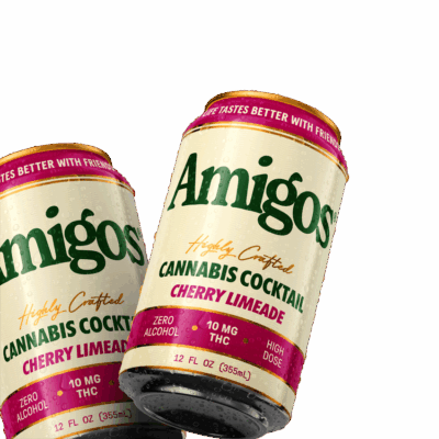 Amigos Highly Crafted Cannabis Cocktail Cherry Limeade
