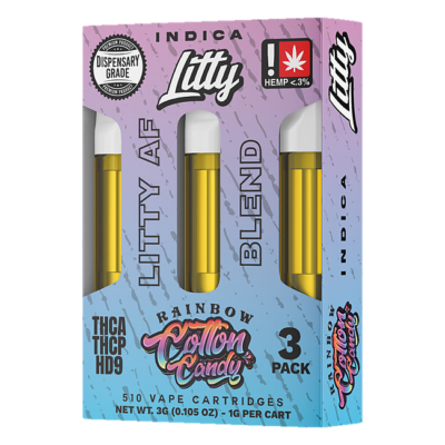 Litty THCA Vape Carts Litty AF Blend 3pk