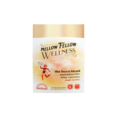 Mellow Fellow Wellness 2ct Gummies - The Burn Blend