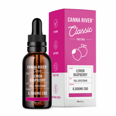 Canna River Classic Full Spectrum CBD Oil Tincture – Lemon Raspberry