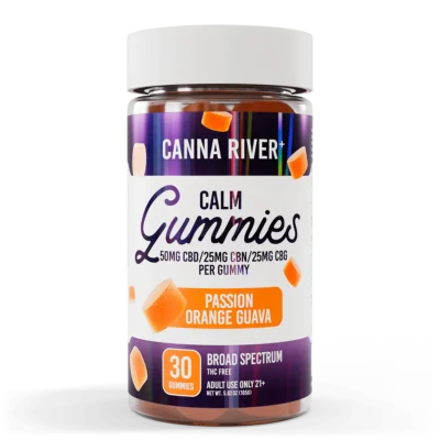 Canna River Broad Spectrum CBD Gummies for Calm 30 Count