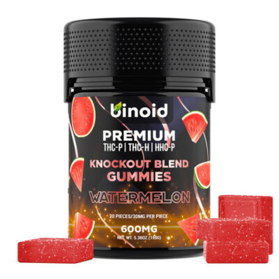 Binoid Knockout Blend THC Gummies with THC-P + THC-H + HHC-P – Watermelon