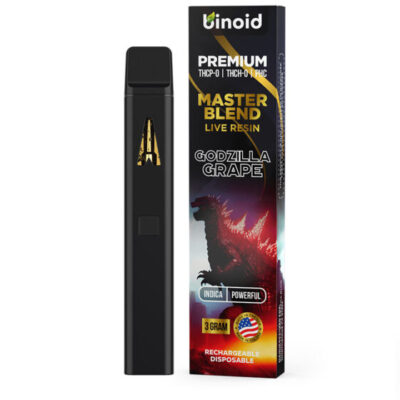 Binoid Master Blend Live Resin THC Disposable Vape Device - Godzilla Grape (Indica)