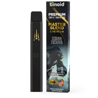 Binoid Master Blend Live Resin THC Disposable Vape Device - King Kong (Hybrid)