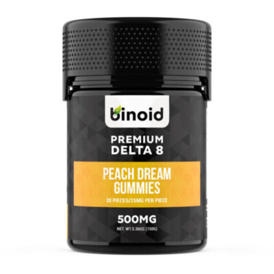 Binoid Premium Delta 8 THC Gummies - Peach Dream