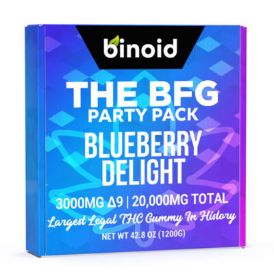 Binoid The BFG Party Pack THC Gummy – 20,000mg - Blueberry Delight