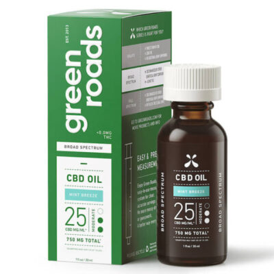 Broad Spectrum CBD Oil Tincture – Mint Breeze