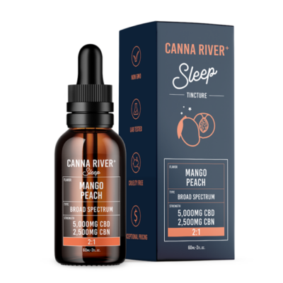 CBD Oil Sleep Tincture with CBN – Mango Peach