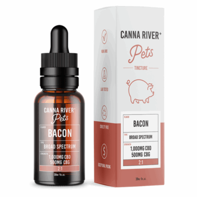 CBD for Pets Tincture with CBG – Bacon