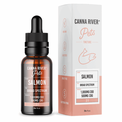 CBD for Pets Tincture with CBG – Salmon