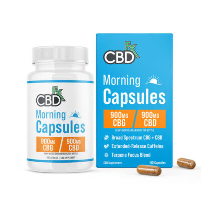CBG + CBD Capsules for Energy & Focus