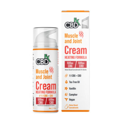 CBG CBD Cream for Muscle & Joint Heating Formula 500mg