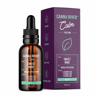 Calm CBD Oil Tincture with CBG + CBN – Sweet Mint