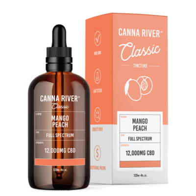 Classic Full Spectrum CBD Oil Tincture – Mango Peach 120ml