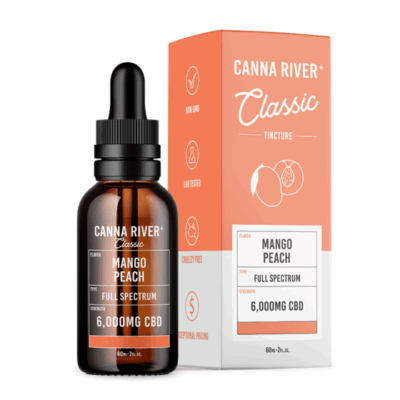Classic Full Spectrum CBD Oil Tincture – Mango Peach 60ml