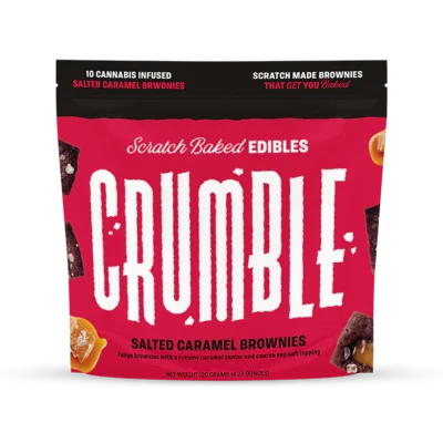 Crumble Brownies High Dose 300mg Salted Caramel