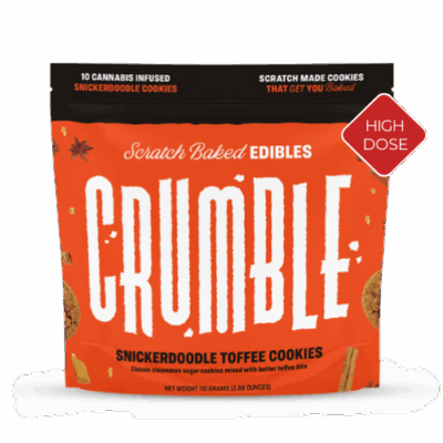 Crumble Cookies High Dose 300mg - Snickerdoodle Toffee