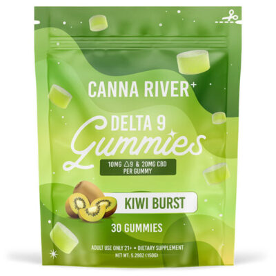 Delta 9 THC Gummies with CBD – Kiwi Burst