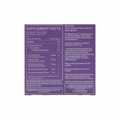 Green Roads Focus CBD Gummies – Blackberry Citrus