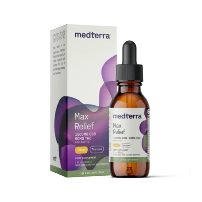 Full Spectrum CBD + Delta 9 THC Oil Tincture Drops - 1500mg  Medterra