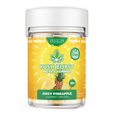 Kush-Burst-THC-Edible-D8-Gummies-Juicy-Pineapple