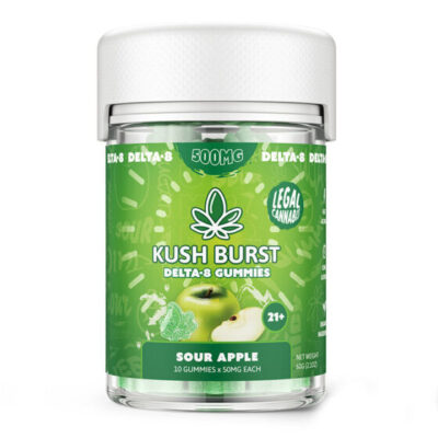 Kush-Burst-THC-Edible-D8-Gummies-Sour-Apple