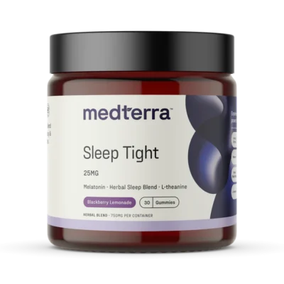 Medterra CBD Gummies for Sleep with Melatonin + L-Theanine - Blackberry Lemonade