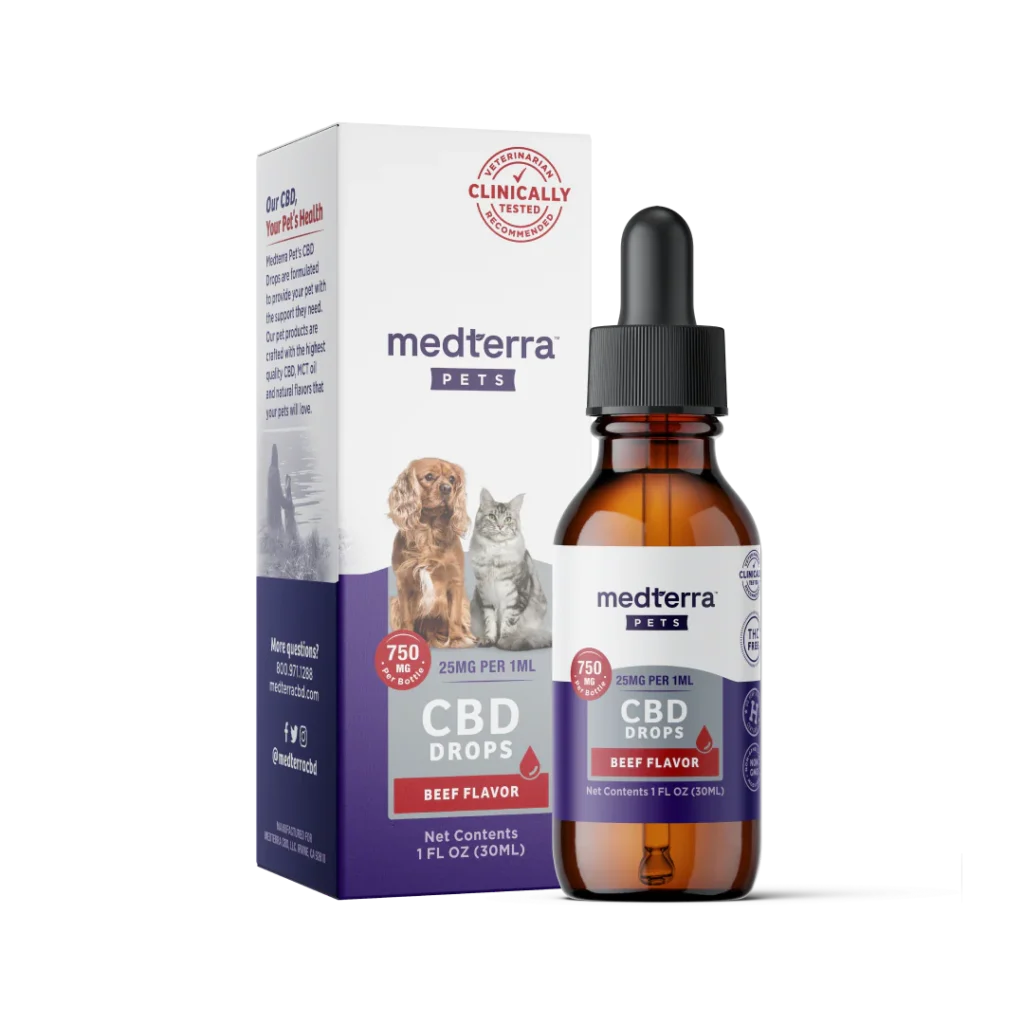 Medterra CBD Pet Tincture Beef 750mg