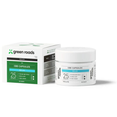 Relax CBD Isolate Capsules – Green Roads