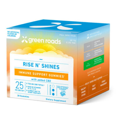 Rise N Shine Immune Support CBD Gummies with Vitamin D