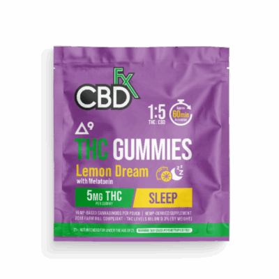 THC Gummies + CBD – Lemon Dream Indica