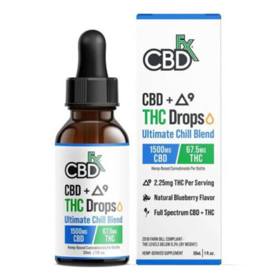 THC Oil + CBD – Ultimate Chill Blend Tincture