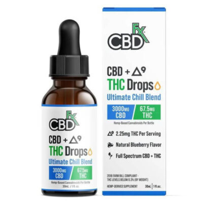 THC Oil + CBD – Ultimate Chill Blend Tincture