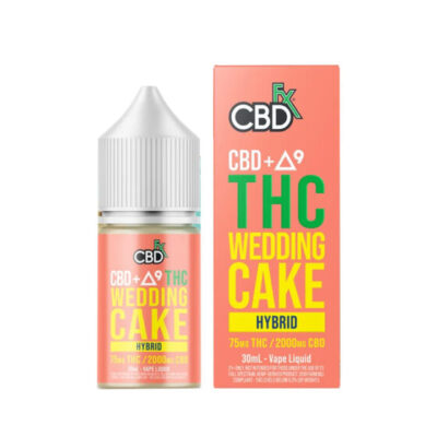 THC Vape Juice + CBD – Wedding Cake
