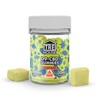 TRĒ House CBD + THC Gummies - Peach Pear
