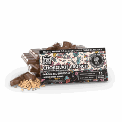 TRĒ House Crunch Magic Mushroom Chocolate Bar