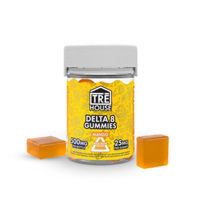 TRĒ House Delta 8 Gummies - 500mg - Mango