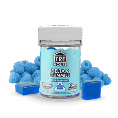 TRĒ House Delta 9 Gummies - 200mg - Blue Raspberry