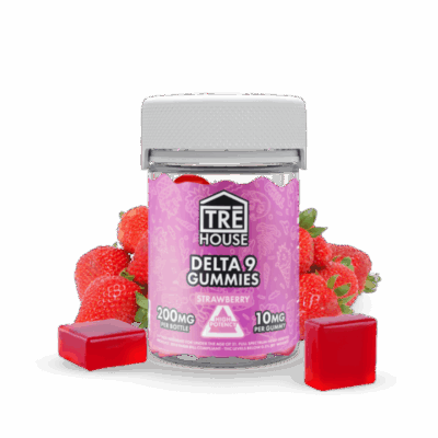 TRĒ House Delta 9 Gummies - 200mg - Strawberry